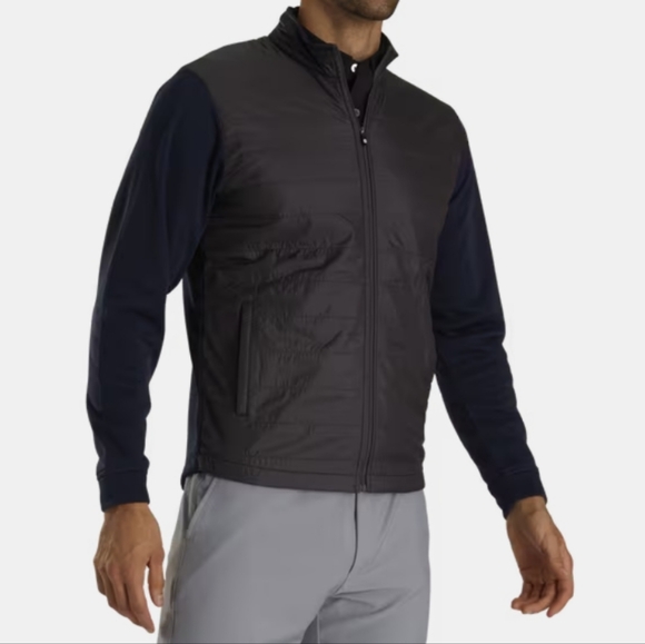 Men's Full Zip Hybrid Jacket - Picture 4 of 4